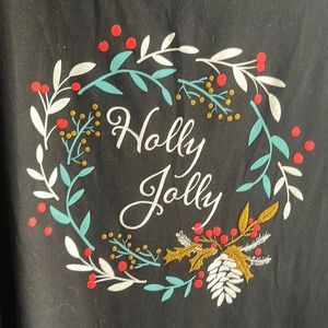 Women’s Small City Streets Holly Jolly Twirl Flowing Christmas Dress 3/4 Sleeve